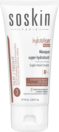 Soskin hydrawear super vlažilna maska, 75ml