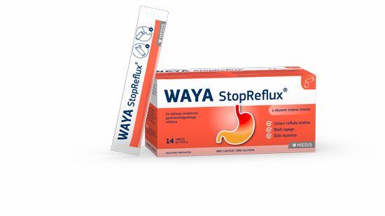 Waya StopReflux vrečice zgaga in vnetje želodčne sluznice