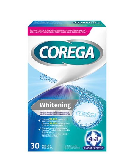 Corega Whitening 30tab