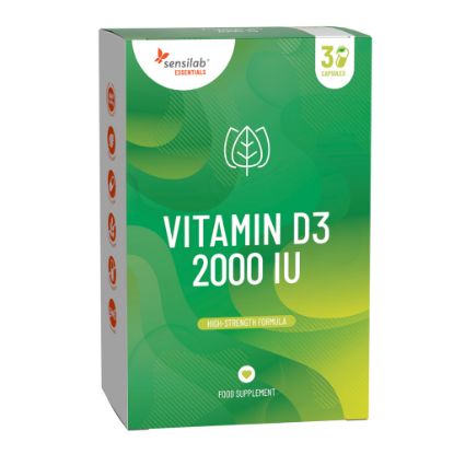 Sensilab essentials vitamin d3 2000 IU 30 kps