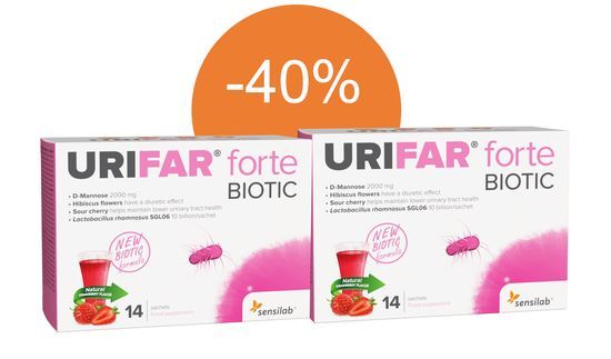 sensilab urifar forte biotic 2x14 vreck 40%