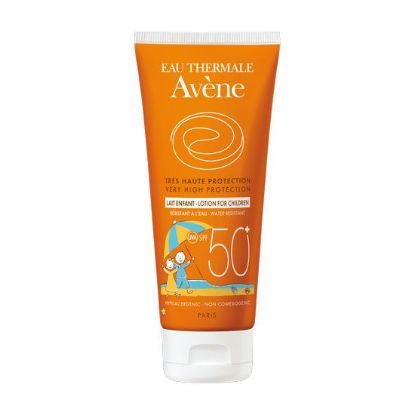 avene losjon za otroke za zascito pred soncem f50 100 ml spredaj