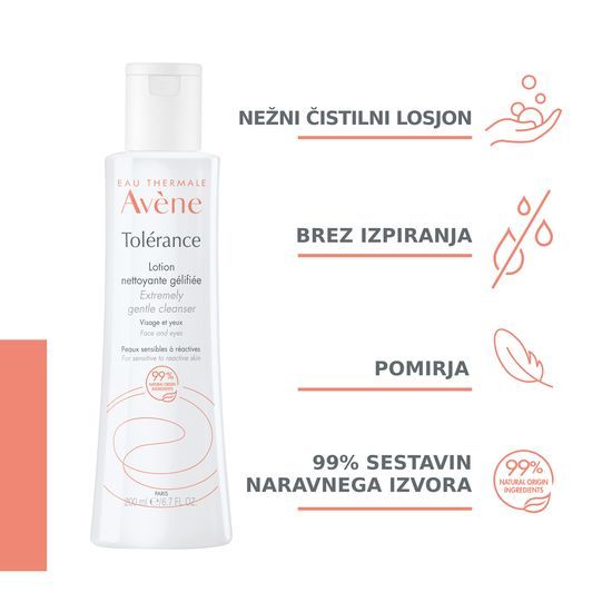 avene tolerance izjemno blag losjon 200 ml spredaj