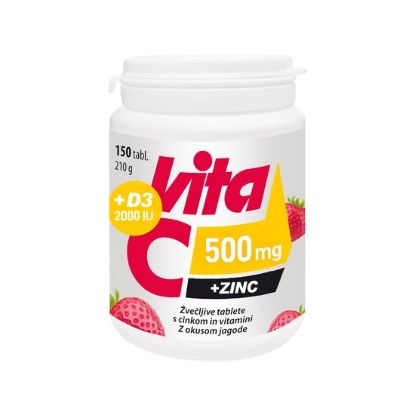 Vita c 500 mg +cink+d3 150 zvc tablet