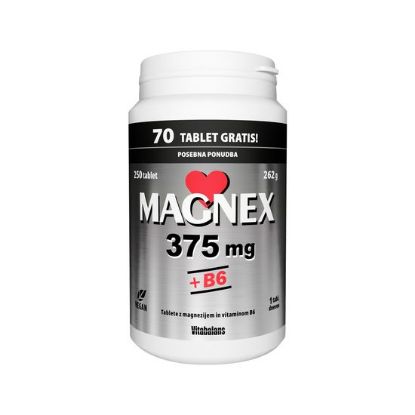 Magnex 375 mg b6 250 tablet 180+70 