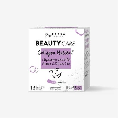 BEAUTYCARE - kolagen Naticol®, hialuronska kislina, MSM, biotin, cink 15 vreck