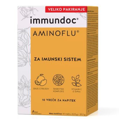 Immundoc AMINOFLU veliko pakiranje 10 vreck