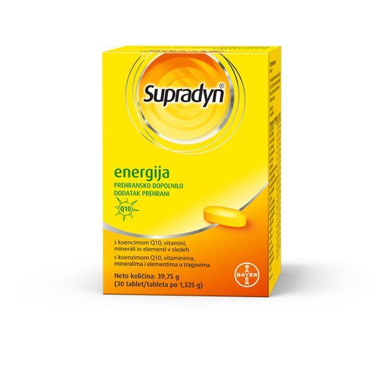 Supradyn energija Q10+ 30 filmsko oblozenih tablet