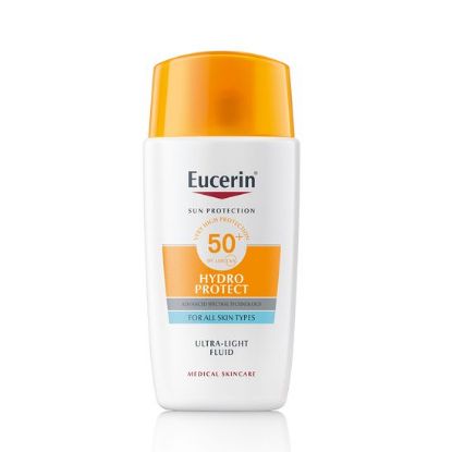 Eucerin Sun Hydro Protect izjemno lahek fluid za zaščito obraza pred soncem ZF 50+    