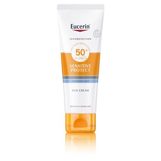 Eucerin Sun Sensitive Protect krema za zaščito obraza pred soncem ZF 50+ 