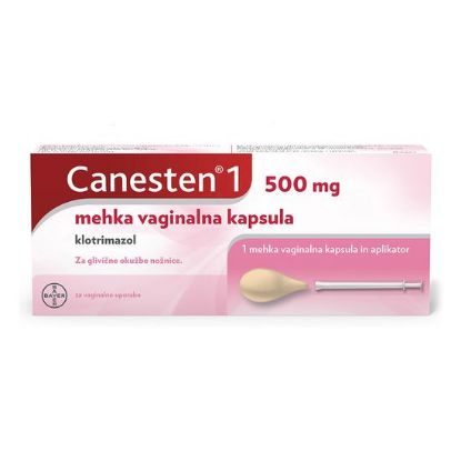 canesten1 500mg mehka vaginalna kapsula in aplikator