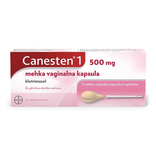 canesten1 500mg mehka vaginalna kapsula in aplikator