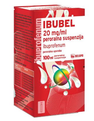 IBUBEL 20mg_ml peroralna suspenzija 100 ml pakiranje