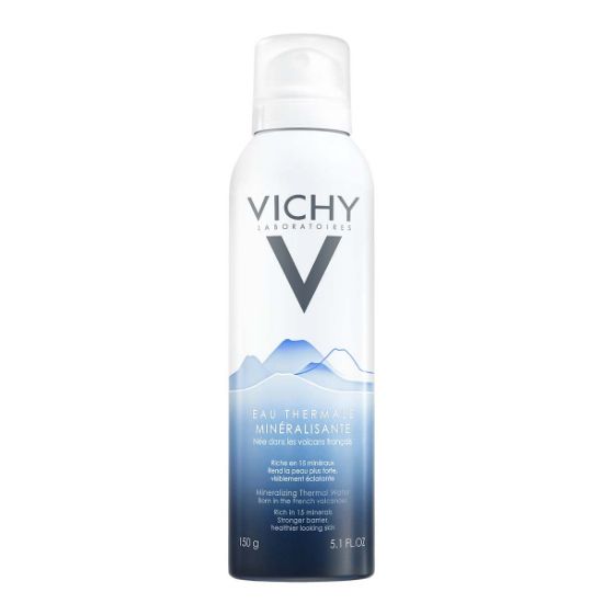 VICHY EAU THERMALE Mineralizirana termalna voda, 150 ml z aktivnimi sestavinami za dolgotrajno zdravje kože in las.