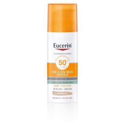 eucerin sun oil control tinted 50+ 50 ml