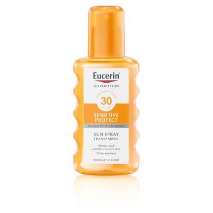 eucerin sun sensitive protection transparent spray 30+ 200 ml