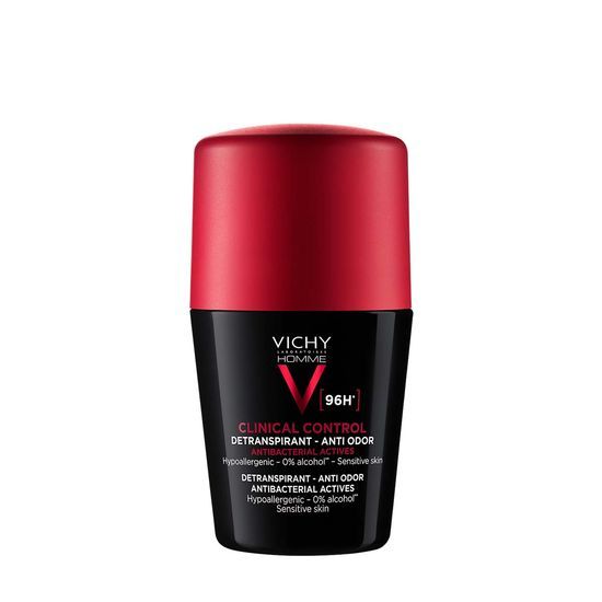 vichy homme clinical control roll on deodorant 96h 50 ml