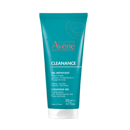 Avene cleanence gel, za čiščenje mozoljaste kože, zmanjšuje ogrce