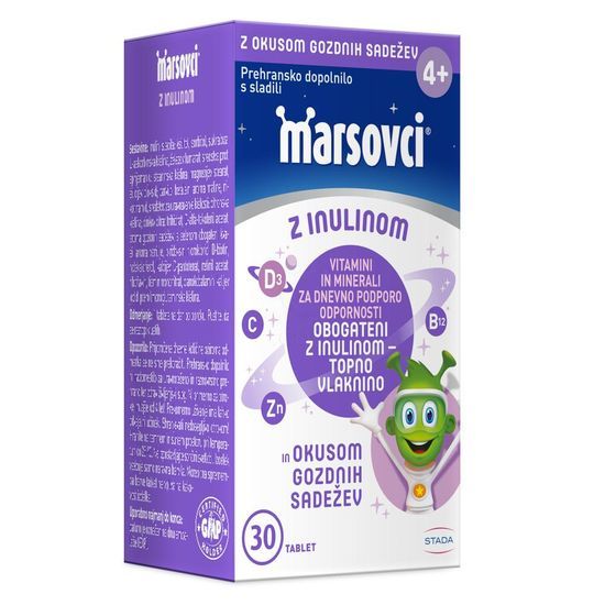 marsovci multivitamini okus gozd sadezev 30 zv tab