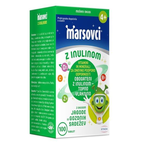 marsovci z inulinom mix 100 zv tab