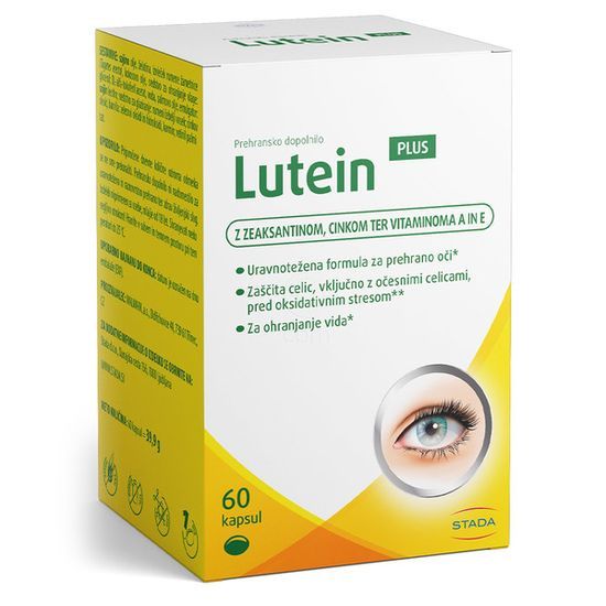 lutein plus 60 mehkih kapsul