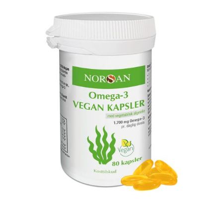 Norsan omega 3 Vegan 80 kapsul