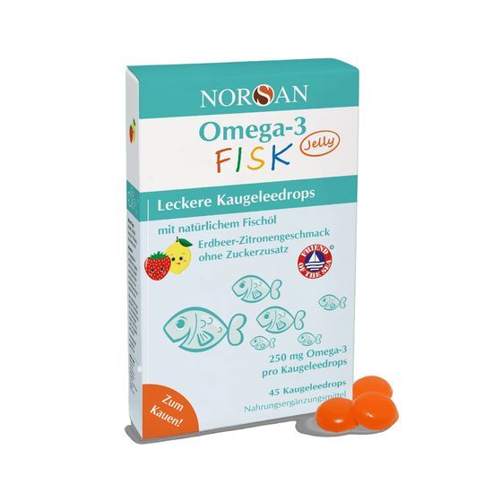 Norsan omega 3 Fisk 45 zelejckov