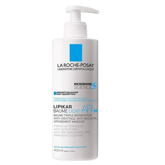 La Roche-Posay LIPIKAR BAUME LIGHT AP+M Balzam za telo in obraz za suho kožo, nagnjeno k atopiji, 400 ml slika izdelka