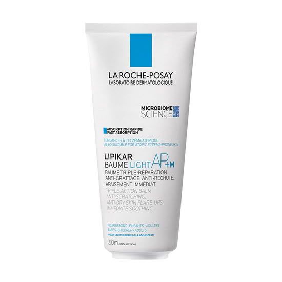 La Roche-Posay LIPIKAR BAUME LIGHT AP+M Balzam za telo in obraz v eko pakiranju za suho kožo, nagnjeno k atopiji, 200 ML slika izdelka