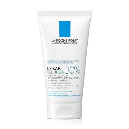 La Roche-Posay LIPIKAR gel s 30 % ureje za ciljano uporabo na suhih in grobih predelih kože, 50 ml slika izdelka