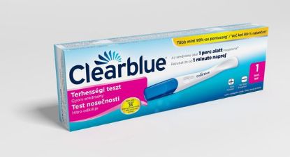 clearblue test nosecnosti 1 min