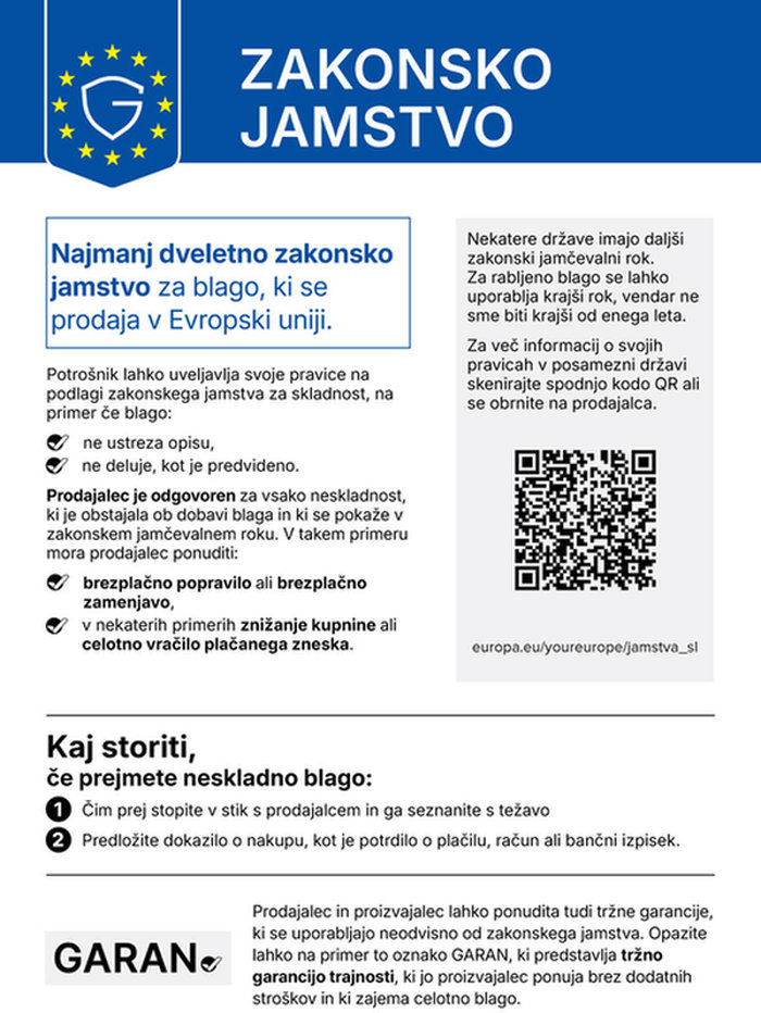Zakonsko jamstvo za skladnost